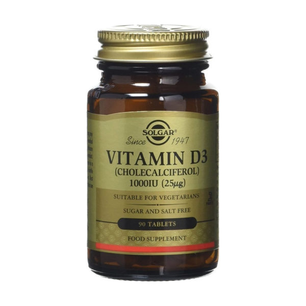 Solgar Vit D3 1000 Iu Tabs 90 Caps