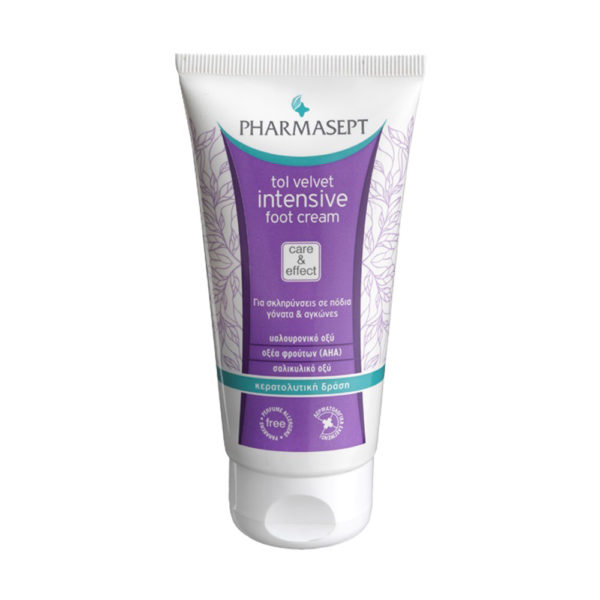 Tol Velvet Intensive Foot Cream 75ml κρέμα ποδιών με υαλουρονικό & Aha