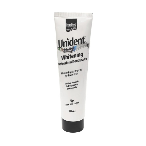 Unident Whitening 100ml λευκαντική οδοντόκρεμα