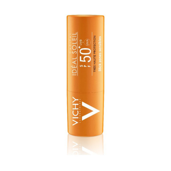 Vichy Capital Soleil Stick Spf50 9gr αντιηλιακό στικ για ευαίσθητες ζώνες