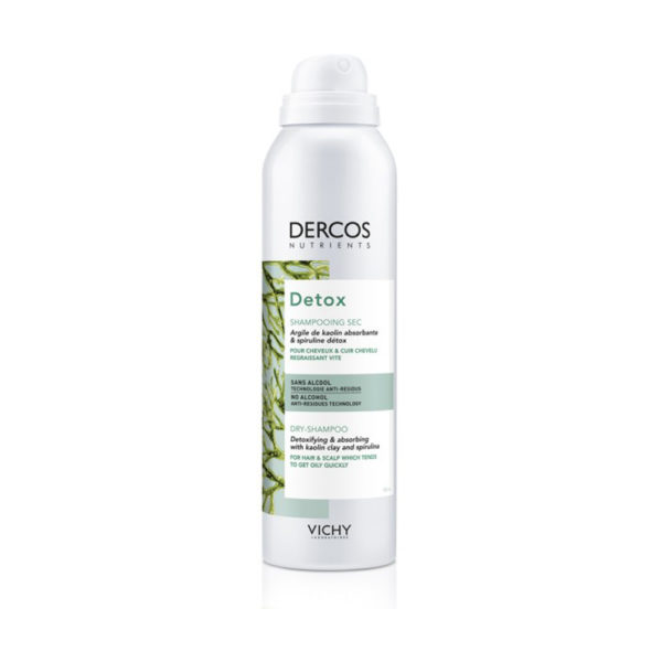 Vichy Dercos Nutrients Detox Dry Shampoo 150ml ξηρό σαμπουάν κατά της λιπαρότητας