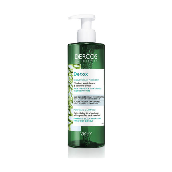 Vichy Dercos Nutrients Detox Shampoo 250ml σαμπουάν κατά της λιπαρότητας