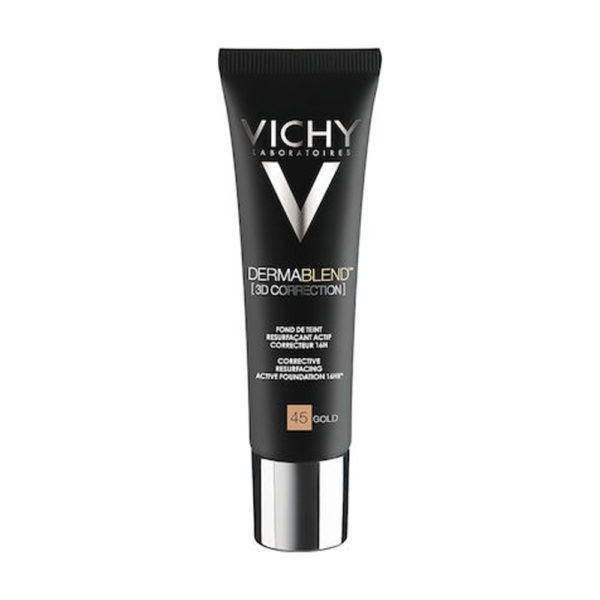 Vichy Dermablend 3 D Coverflow Ino 45 Gold 30ml μέικ απ υψηλής κάλυψης για λιπαρό δέρμα