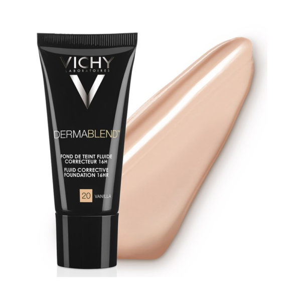 Vichy Dermablend Fluid Correcteur 20 Vanilla 30ml διορθωτικό μέικαπ ελαφριάς υφής