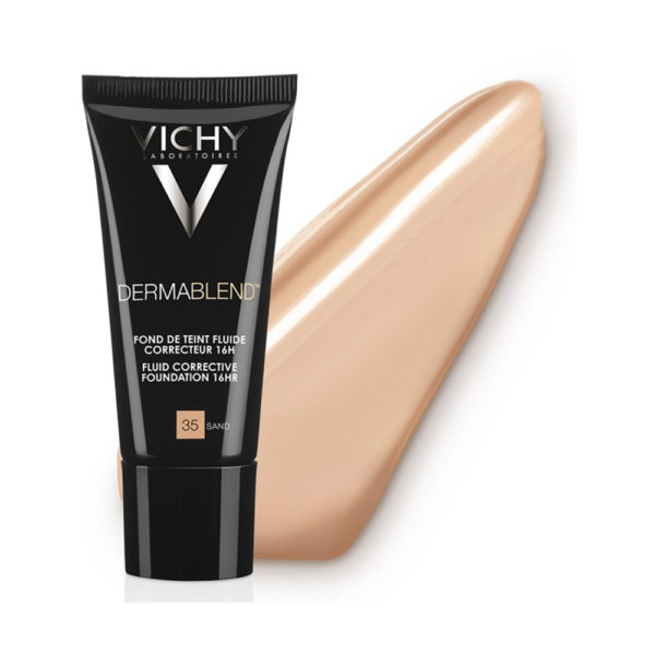 Vichy Dermablend Fluid Correcteur 35 Sand 30ml διορθωτικό μέικαπ ελαφριάς υφής