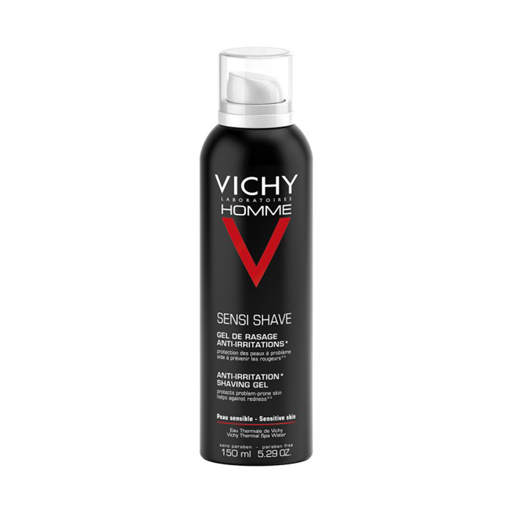 Vichy Homme Gel De Rasage Anti-Irritations 150ml τζελ ξυρίσματος κατά των ερεθισμών