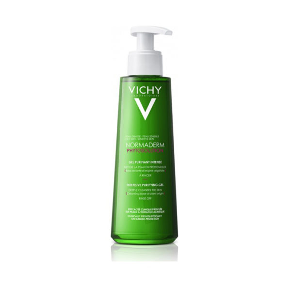 Vichy Normaderm Phytosolution Cleanser Gel 400ml τζελ καθαρισμού για λιπαρές επιδερμίδες με τάση ακμής