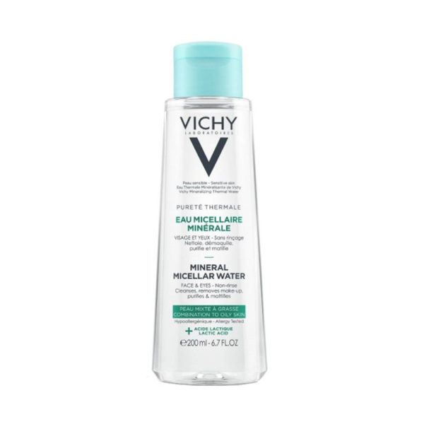 Vichy Purete Thermalmicellair Water Oily Skin 200ml νερό καθαρισμού με μικύλλια για λιπαρά δέρματα