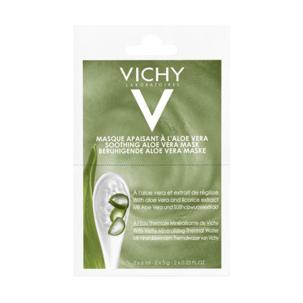 Vichy Soothing Aloe Veramask 2x6ml ενυδατική καταπραϋντική μάσκα προσώπου