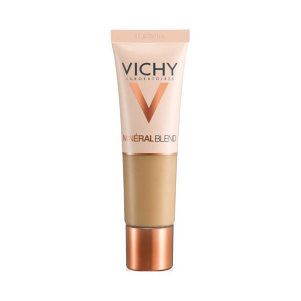 Vichymineral Foundation 12 Sienna 30ml ενυδατικό ανάλαφρο μέικ απ