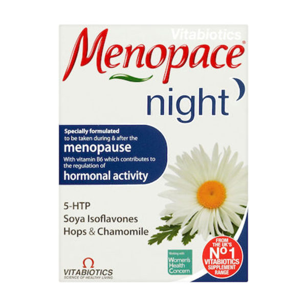 Vitabioticsmenopace Night 30 Tabs συμπλήρωμα διατροφής για γυναίκες