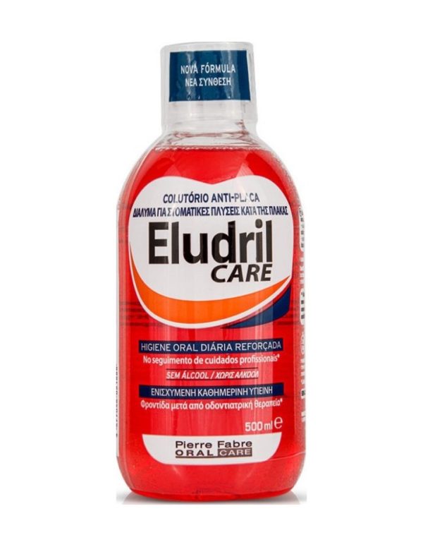 Eludril Care Antibacterial Mouthwash 500ml