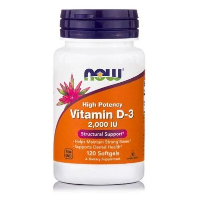 Vitamin D3 2000 Iu 120 Softgels By Now