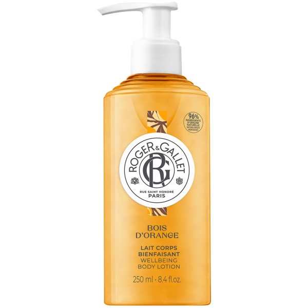 3701436907709 Roger Gallet Bois Orange Wellbeing Body Lotion 250ml 600x600