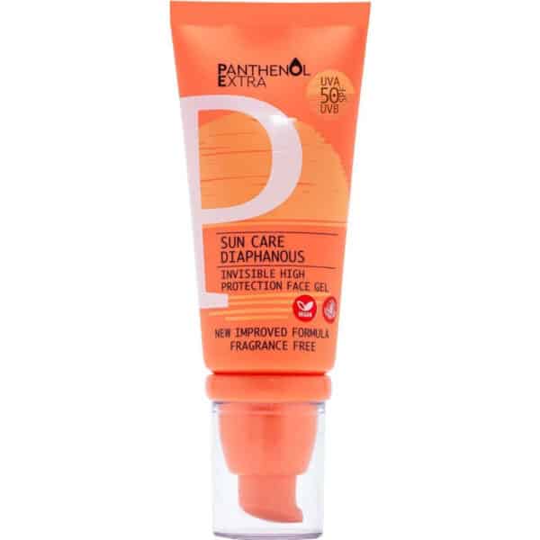 Panthenol Extra Sun Care Diaphanous Anthliako Gel Proswpoy Spf50 50ml