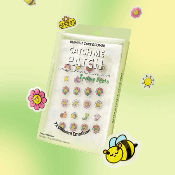 CATCH ME PATCH Emoticon Green Spring Festa 3