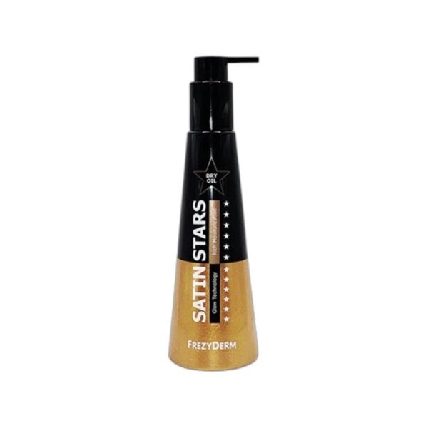 Frezyderm Satin Stars Dry Oil Xero Ladi Somatos Gia Enydatose Lampse 250ml